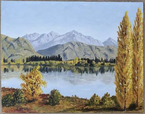 Original oil painting by S.C. THORN